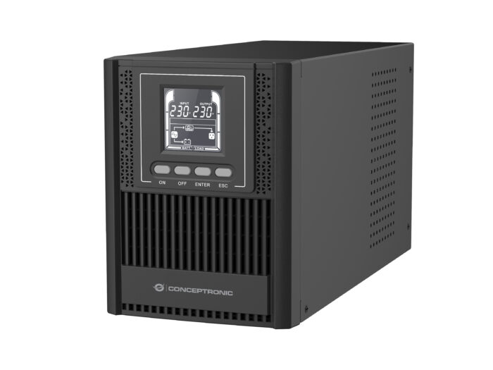 ZEUS52E1K 1000VA 900W Online Tower UPS, IEC