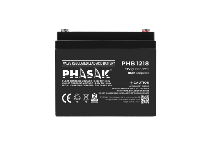 Bateria Phasak 12V 18A - Image 2