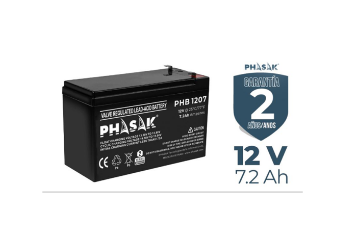 Bateria Phasak 12V 7.2A