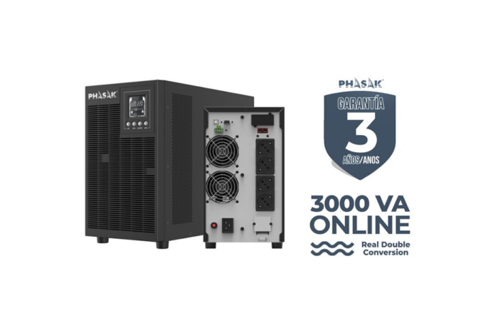 UPS PHASAK LCD On-Line 3000 VA